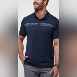 Travis Mathew Heater Series Mood Lighting Polo Shirt Mens Small NWT